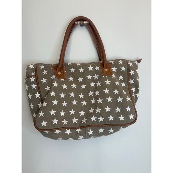 Myra Bag Freedom of Star Bag Canvas and Leather Excellent Condition - Picture 2 of 10
